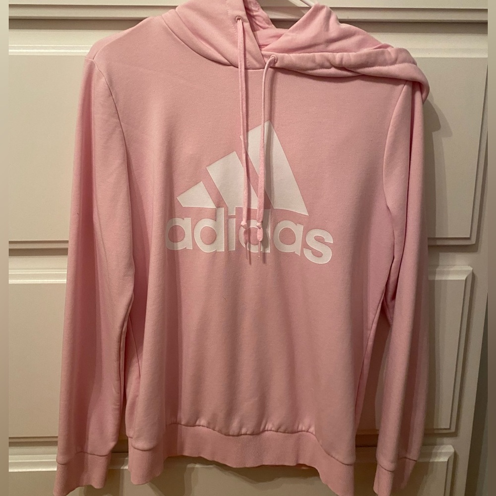 light pink women’s adidas hoodie